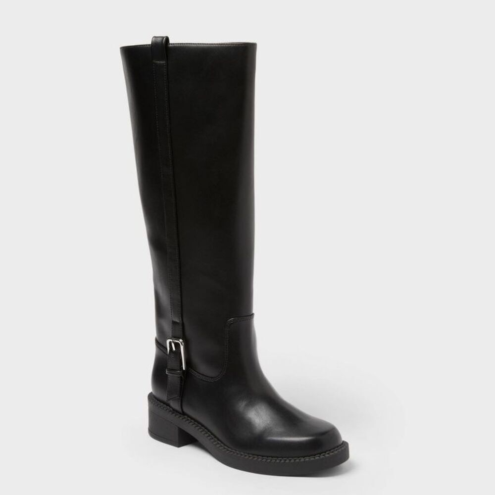 Women’s Hattie Boots with Memory Foam Insole - A New Day Black 10